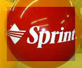 advertising balloons - balloons with Sprint logo - we also have the new Sprint logo balloons available.